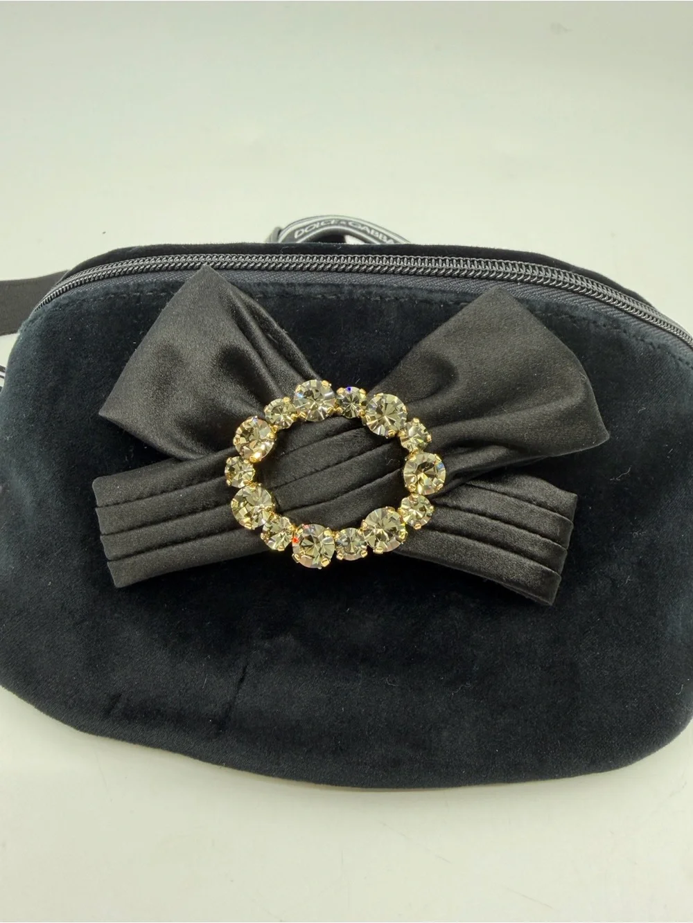 Dolce & Gabbana Kids Embellished Bow Belt Bag